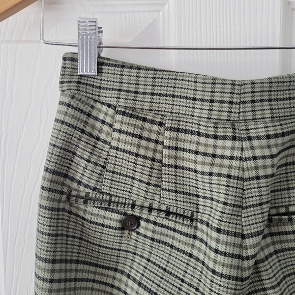 Michael Kors Collection Plaid Crop Pants - Picture 7 of 15